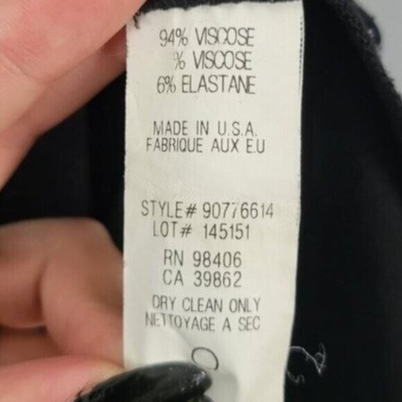 Theory | Casual sleeveless Empire Waist Mini Dress Black - Picture 6 of 6